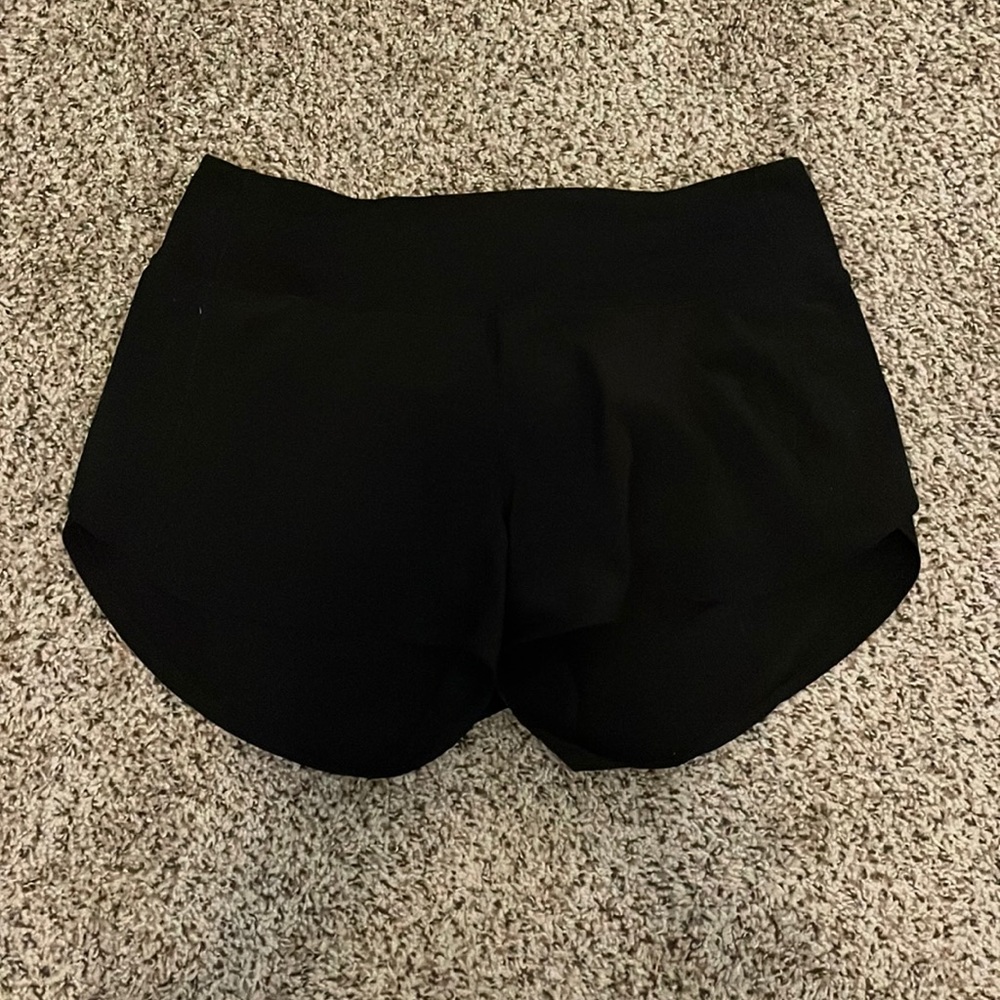Lululemon Speed Shorts in Black.